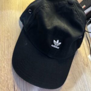 Adidas Black Trefoil Logo Hat